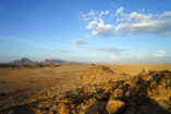 On the left side you can see the Rotstock Mountain, which stands out from the landscape