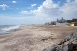 Der Strand von Swakopmund lädt zum Spazieren ein