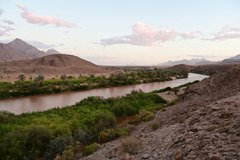 Kunene River at Marienfluss Valley