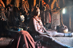 Himba woman in Kaokoveld