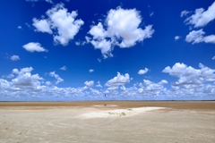 The Bitterwasser airfield is a huge clay pan
