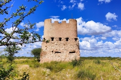 Defence tower of the German Schutztruppe near Klein Nauas