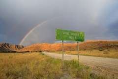 Unterhalb des Spreetshoogte-Passes