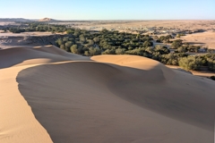 Blick von Gobabebs „Hausdüne” auf die Forschungsstation