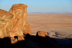 Blick über die Namib von Mirabib