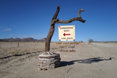 Der Eingang zu Donkerhuk West