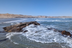 The "Grosse Bucht" (Great Bay) is located 10 kilometers south of Lüderitz
