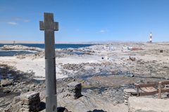 The Diaz Cross is located at the northwestern tip of the Lüderitz Peninsula