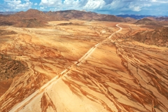 After heavy rain near Namib Naukluft Lodge