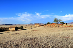 The Dune Star Camp overlooking the eastern Tsondab Valley
