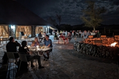 Dinner under the stars at the Elegant Desert Lodge