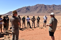 Excursion to fairy circles with tour guides in February 2019