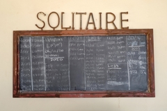 Rainfall records in the desert town of Solitaire