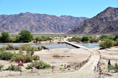 The Fish River in the far south just before it ends into the Orange River 
