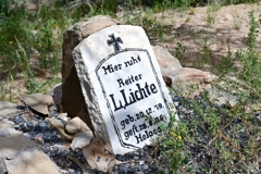 The horse rider belonged to the German colonial army
