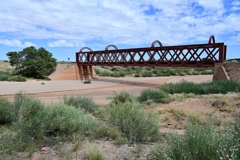 The Holoog railway bridge over the Holoog River