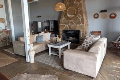 The interior of the lodge is very cozy