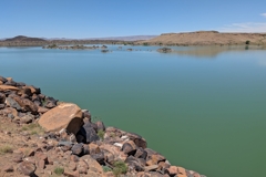 View of the southeastern part of the dam
