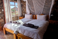 The rooms at the lodge are very cozy and comfortable