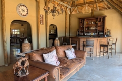 From here, you can comfortably observe the waterhole