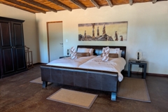 The rooms at the lodge have air conditioning