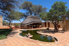 Entrance area of the lodge
