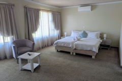 The rooms at Hotel Thule are spacious