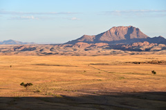 The Rotstock is a prominent mountain in the Namib after which the farm Rostock was originally named
