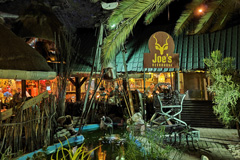 The famous Joe's Beerhouse in Windhoek has a unique atmosphere
