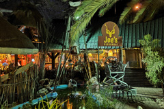 The famous Joe's Beerhouse in Windhoek has a unique atmosphere
