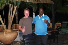 Meeting my old friend John Kasaona in Opuwo (2021)
